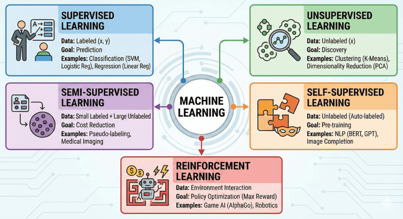 Featured image of post 机器学习五大分类
